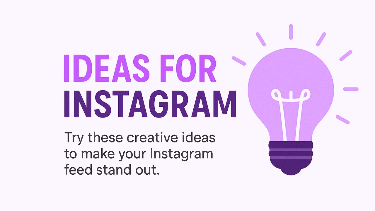 Idées pour Instagram